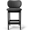 Ver imagem 5 de Banqueta Baixa Bar Cozinha Sala Jantar Fixa Betta L02 Preto Couríssimo Preto - Lyam Decor Banqueta B