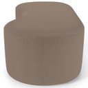 Ver imagem 3 de Kit Puff Redondo Lola e Puff Recamier Orgânico Orbit W01 Bouclê Bege - Lyam Decor