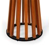 Conjunto Mesa de Jantar Talia 100cm Preta com 4 Cadeiras Sofia - MadeDecor:Bege - 5