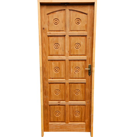Porta Torneada Maciça Completa 2,15 X 0,76 L/d