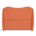 Ver imagem 3 de Cabeceira Cama Casal Petala 140cm Orgânica Curva Bouclê Terracota - Montanari's Decor