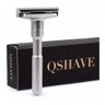 Barbeador Ajustável Safety Razor Qshave + 5 Lâminas Usa - 1