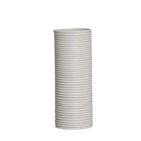 Vaso Grande em Ceramica com Textura - Acabamento Verde Claro Fosco
