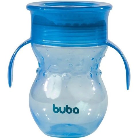 Copo de Treinamento 360° com Alça - Azul - Buba