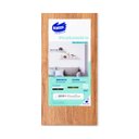 Ver imagem 3 de Prateleira Retangular (Selo Fsc) 40 x 20 cm Mel Bemfixa