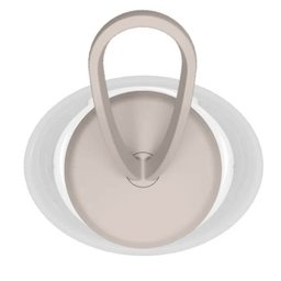 Squeeze Transparente Liv Flat Marmitou 700ml Garrafa de Água OU Bege Fechado - 4