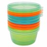 Kit 6 Potes Para Papinha 180ml Azul/laranja Buba - 1