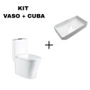 Ver mais imagens de Kit Cuba Mamoré 61x35 + Vaso Sanitário Smart 275