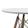 Mesa James 0,70 Redondo Branco OOL By Art Design - 1