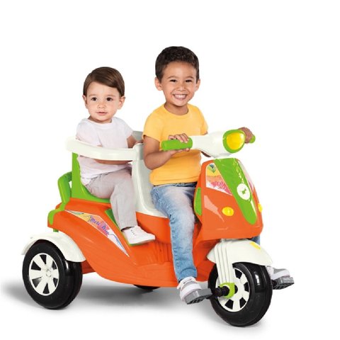 Moto Duo de Passeio e Pedal Triciclo 2 Lugares Calesita 1037