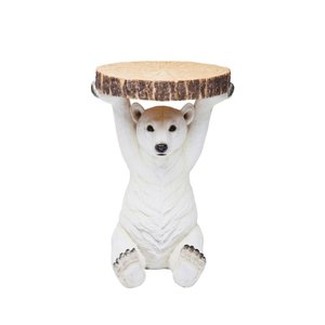 Mesa Lateral Urso Polar de Resina