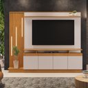 Ver imagem 4 de Estante Home para TV até 65 Polegadas 4 Portas Absoluto JCM:Cinamomo/Off