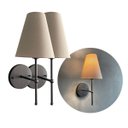 Ver imagem 1 de Kit 2 Arandela Luminária de Parede Clássica Decoração Casa Sala Banheiro Quarto Escritório Ref 05