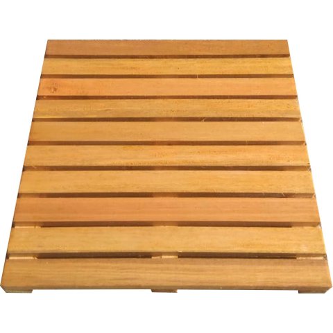 Deck de Madeira Modular 100x50cm com Pintura Neonx:osmocolor Natural Uv Gold
