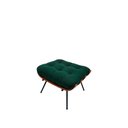 Ver imagem 1 de Puff Costela Suede Verde Militar