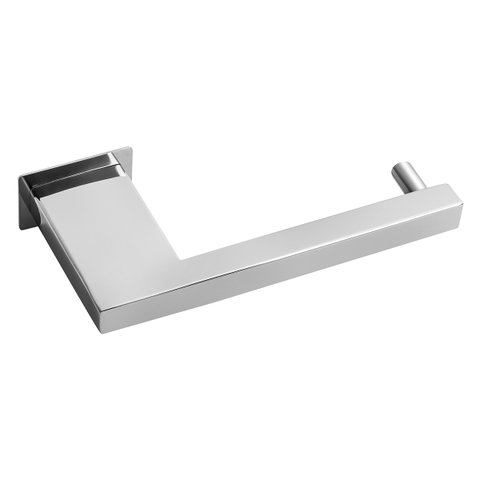 Porta Papel Higiênico Inox Polido Lado Direito