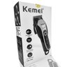 3u Máquina D Cortar Cabelo Kemei Km1995 Elétrica Prata/preto - 6
