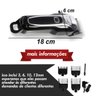 3u Máquina D Cortar Cabelo Kemei Km1995 Elétrica Prata/preto - 3