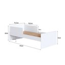 Ver imagem 3 de Cama Infantil Contemporânea com Proteção Lateral Branco