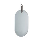 Ver imagem 2 de Espelho Oval com Alça em Vidro Fumê