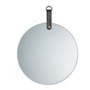 Ver imagem 1 de Espelho Redondo com Alça em Vidro Fumê