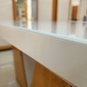 Ver imagem 3 de Mesa de Jantar Fenix 180x90 Mdf/vidro Bom Pastor Naturale/off/off
