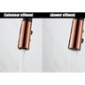 Torneira de Cozinha Preta Fosca e Rose Gold Flexível Monocomando - 6