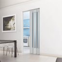 Ver imagem 1 de Porta Sanfonada de PVC Translucido 210cm x 60cm Plastporta Bcf Puntinato com