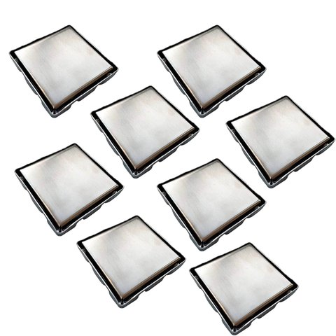 Ralo Oculto Invisivel 15x15 Banheiro Box Kit 8 Uni Anti Odor Cozinha Varanda Lavabo Lavanderia Discr