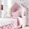 Casinha Montessoriana Cabeceira Solteiro Rosa Grão de Gente - 1