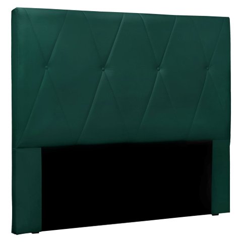 Cabeceira King 1,95m Aquilla Veludo Verde Floresta - Pallazio