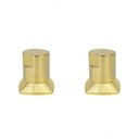 Ver imagem 1 de Kit 02 Und Acabamento Registro Dourado Ouro Encaixe Padrao Deca Docol 1.2 e 3.4 Docol