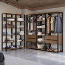 Ver imagem 1 de Guarda-roupa Closet Modulado Valencia 4 Gavetas 417cm Madesa 01