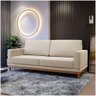 Sofá Kayrós 200Cm 3 Lugares D05 Linho Bege - Mpozenato - 6