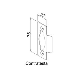 Fechadura Porta Pivotante Haga Externa Trava Rolete Preto Resinado 603 Roseta Redonda - 27457 - 2