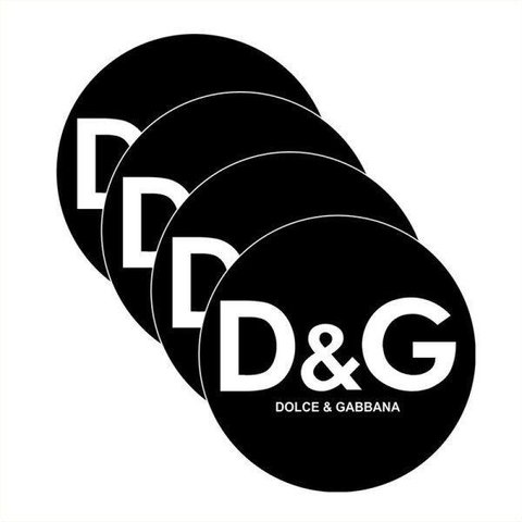 Sousplat Dolce & Gabbana - 4 Peças - com Base