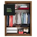 Ver imagem 7 de Guarda-roupa Solteiro Madesa Dallas 2 Portas de Correr com Espelho 2 Gavetas