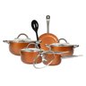 Jogo de Panela 5 Peças Indução Antiaderente Cerâmica Cobre Hauskraft - 1