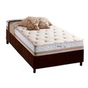 Ver imagem 1 de Cama Box Solteiro: Colchão Molas Herval Maxspring Spain + Base CRC Suede Brown(88x188)