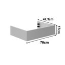 Ver imagem 4 de Conjunto Rodapé 17cm X 70cm Mdf Cz3334