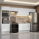 Ver imagem 2 de Armário de Cozinha Completa 350cm Branco Stella Madesa 01