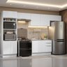 Armário de Cozinha Completa 350cm Branco Stella Madesa 01 - 2