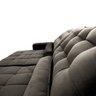 Sofá Retrátil/Reclinável Alaska 3,00m Suede Velut Tabaco c/ Molas no Assento - King House - 6