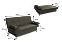 Ver imagem 2 de Sofá Cama Pérsia 3 Lugares Suede Velut - King House