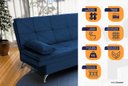 Ver imagem 3 de Sofá Cama Pérsia 3 Lugares Suede Velut - King House