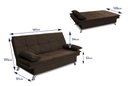 Ver imagem 2 de Sofá Cama Pérsia 3 Lugares Suede Velut - King House