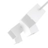 Lustre Pendente Blumenau Kina Light G9 Bivolt Branco Fosco - 2