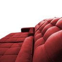 Ver imagem 6 de Sofá Retrátil/Reclinável Alaska 2,50m Suede Velut Vermelho c/ Molas no Assento - King House