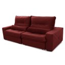 Ver imagem 5 de Sofá Retrátil Reclinável Sevilha 250cm Suede Velut com Molas Ensacadas - King House