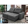 Sofá Retrátil Reclinável Sevilha 300cm Suede Velut com Molas Ensacadas - King House - 1
